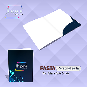 Pasta Com Bolso Personalizada