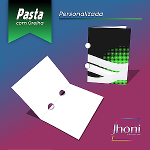 Pasta Com Orelha 4/0 100 un Personalizada