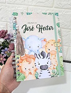 Caderneta de Saúde Safári Menino / Personalizado