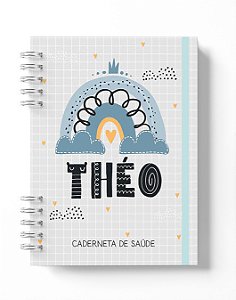 Caderneta de  Saúde Rainbow Menino / Personalizado