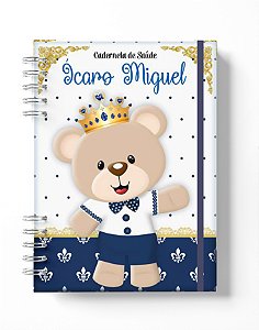 Caderneta de  Saúde Ursinho Realeza / Personalizado