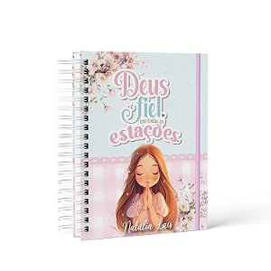 Caderno de Oração Menina / Personalizado