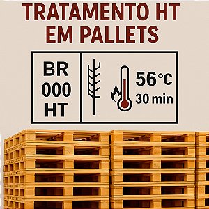 Tratamento HT em Pallets