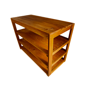 Estante de Pallet para Eventos 100x120x60 cm