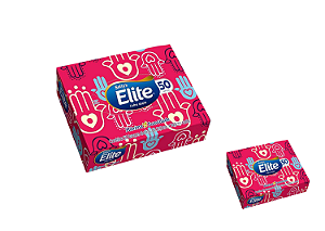 Lenço de Papel Softy's Elite com 50 Unidades