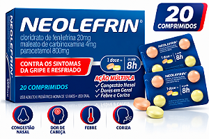 Neolefrin 20 capsulas - Gripe e Resfriado