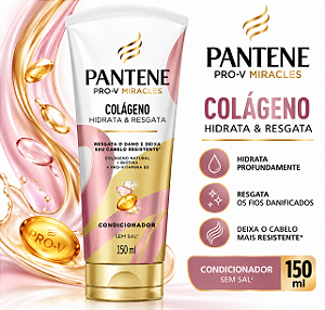 Condicionador Pantene Colágeno Hidrata e Resgata 150ml