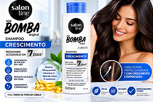 Shampoo Salon Line S.O.S Bomba Original 300ml