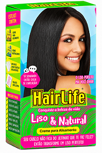 Alisante HairLife Liso Natural 180g Embelleze Creme Capilar
