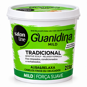 Alisante Salon Line Cabelos Finos e Delicados Guanidina