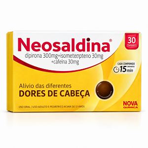 Neosaldina Analgésico 30 Comprimidos Caixa Original