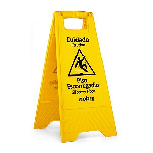 PLACA SINALIZADORA PISO ESCORREGADIO - NOBRE REF.:54365
