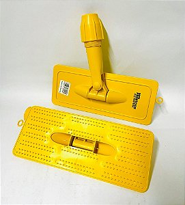 SUPORTE LT AMARELO C/GARRA 22X9CM TWIST REF.:32