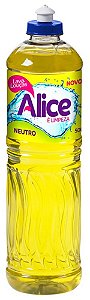 DETERGENTE LAVA LOUÇA NEUTRO ALICE 500ML REF.:10191