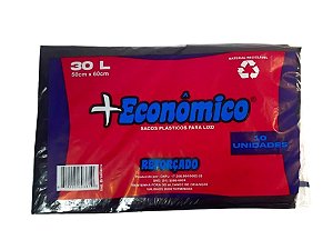 SACO P/LIXO 30LTS (+ ECONOMICO) IMPACTO C/10UND