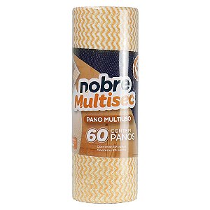 PANO MULTIUSO (ROLO C/28CM X 30M PICOTADO APROX 50CM) LARANJA - NOBRE REF.:58133