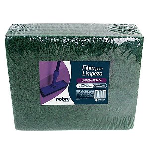 FIBRA P/LIMPEZA 102X260MM (PESADA, PCT C/10UNID.) K6024- NOBRE REF.:38501