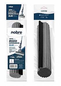REFIL DO RODO DE ESPUMA MAGICO 27CM. (C/ESPREMEDOR DUPLO) SLIM - NOBRE