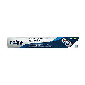 LENÇOL HOSP. DESCART. 0,70X50M - EMBALAGEM INDIVIDUAL - (CELULOSE VIRGEM) S/PICOTE - NOBRE REF.:54190
