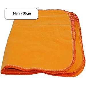 FLANELA 34cm x 50cm LARANJA REF.:10.01.0002-0043