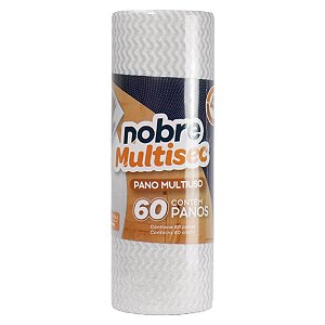 PANO MULTIUSO (ROLO C/28CM X 30M PICOTADO APROX 50CM) BRANCO - NOBRE REF.:58134