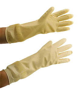 LUVA LATEX RANHURADA PUNHO LONGO G SUPER PRO REF.:SP13005/4G