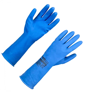 LUVA LATEX MULTIUSO "G" AZUL SUPERPRO REF.:13000AZ/4G