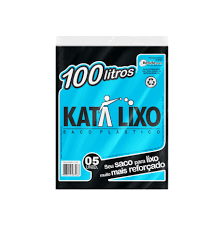 SACO P/LIXO 100LT (75x90x0,04) PRETO KATA LIXO PCT C/05UND