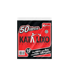 SACO P/LIXO 50LT (58x67x0,035) PRETO KATA LIXO PCT C/10UND