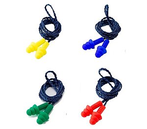 Protetor Auditivo Silicone 18dB com Cordão CA 11512
