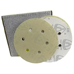 DISCO LIXA VELCRO 150 GRAO 40 C/ FUROS - 147647 KLINGSPOR