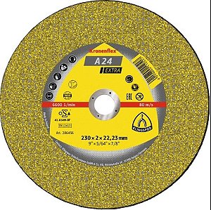 DISCO DE CORTE 180X3,2X22,23MM A 24 EXTRA - 322971 KLINGSPOR