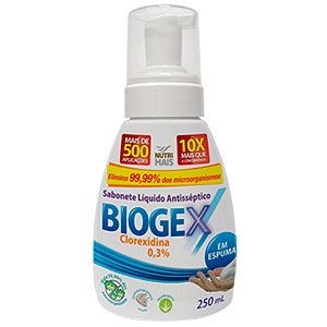 SABONETE NUTRIEX LIQUIDO ANTISSEPTICO BIOGEX 250ML