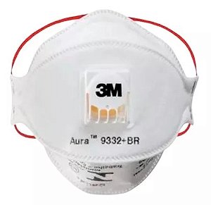 RESPIRADOR 3M 9332 PFF3 SEMI FACIAL AURA DOBRAVEL CA 42476