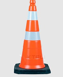 CONE 75CM LAR/BCO BASE BORRACHA 3,2KG KTELI