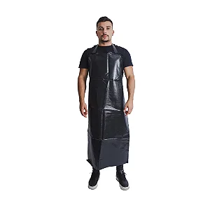 AVENTAL MAICOL TREVIRA PRETO E LARANJA CA39661