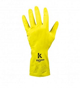 LUVA KALIPSO LATEX LIGTH AMARELA CA 38090