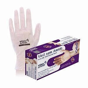 LUVA VOLK VINIL PROCEDIMENTO SEM AMIDO 06 CA20722 PP