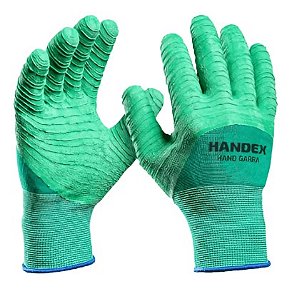 LUVA HANDEX HAND GARRA VERDE NITRILON TAM09 CA41627