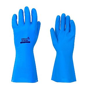 LUVA VOLCK NITRILICA AZUL SEM FORRO CA: 16314
