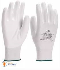 LUVA YELING 1670B PU BRANCO 09 CA14628
