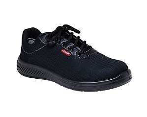 TENIS DE AMARRAR KADESH SAFE TECH PRETO REF. P40511PP  BICO PVC CA:42616