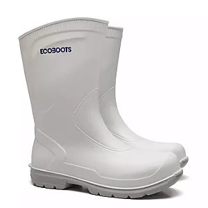 BOTA EM PU BRANCA CANO MEDIO ECOBOOTS BRACOL CA 38589