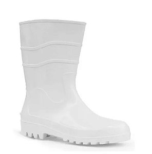 BOTA WORKFLEX PVC N41 FORRADA BRANCA CANO LONGO CA 37154