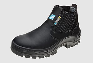 BOTINA MARLUVAS 70B19-GI-C ELASTICO MICROFIBRA PRETO ANTIESTATICO CA42585