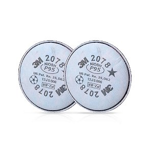 FILTRO MECANICO 3M 2078 P2 POEIRAS NEVOAS FUMOS HB004290860  (PAR)