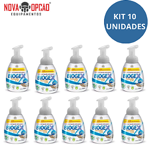 KIT SABONETE NUTRIEX LIQUIDO ANTISSEPTICO BIOGEX 250ML KIT C/10 UNIDADES