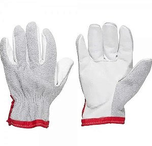 LUVA MISTA RASPA E VAQUETA - FIT - C.A. 36250