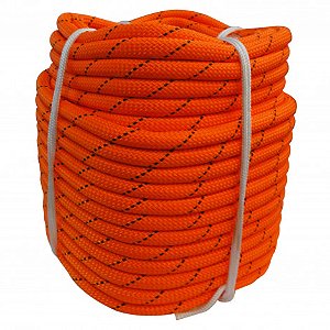 CORDA PLASMODIA SEMI ESTATICA C/ LARANJA P48F 9MM 100MT (METRO)