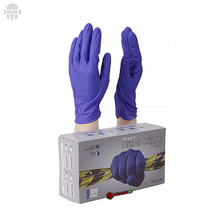 Luva Para Mecânica de Precisão Super Safety Nitril Light Lilás CA 37871